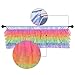 Rainbow Valance Curtains Girls Valance for Kids Bedroom Unicorn Window Valance for Kids Baby Nursery Room 52
