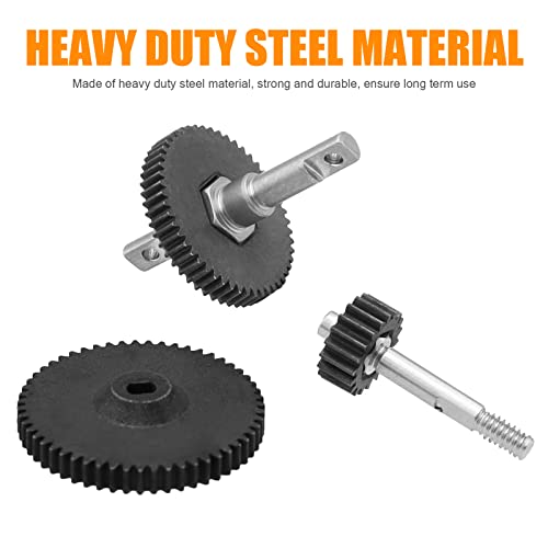 WOAEIUOS RC Transmission Gear Set Metal Gearbox Gear with Shaft and Motor Gear for Axial SCX24 90081 AXI00001 AXI00002 AXI00005 AXI00006 1/24 RC Crawler Car Upgrade Parts - Thumbnail 3