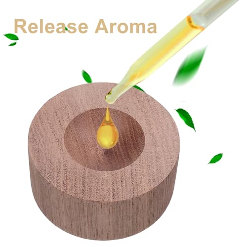 Difusores de aromas de madera de nogal 3 piezas miniatura 3