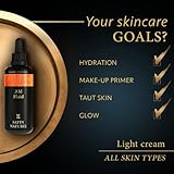 Satin Naturel 2-in-1 Organic AM Fluid Moisturiser & Makeup Primer 50ml – Hydrating Day Cream with Aloe Vera & Squalane – Lightweight Morning Face Care for Smooth, Glowing Skin - Image 2