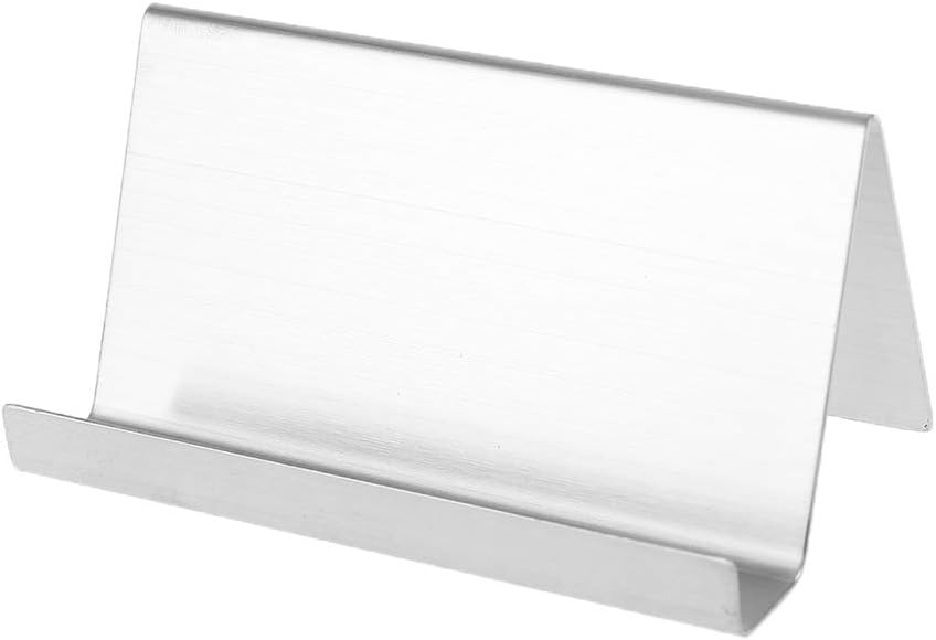 Stainless Steel Business Name Card Holder Display Stand