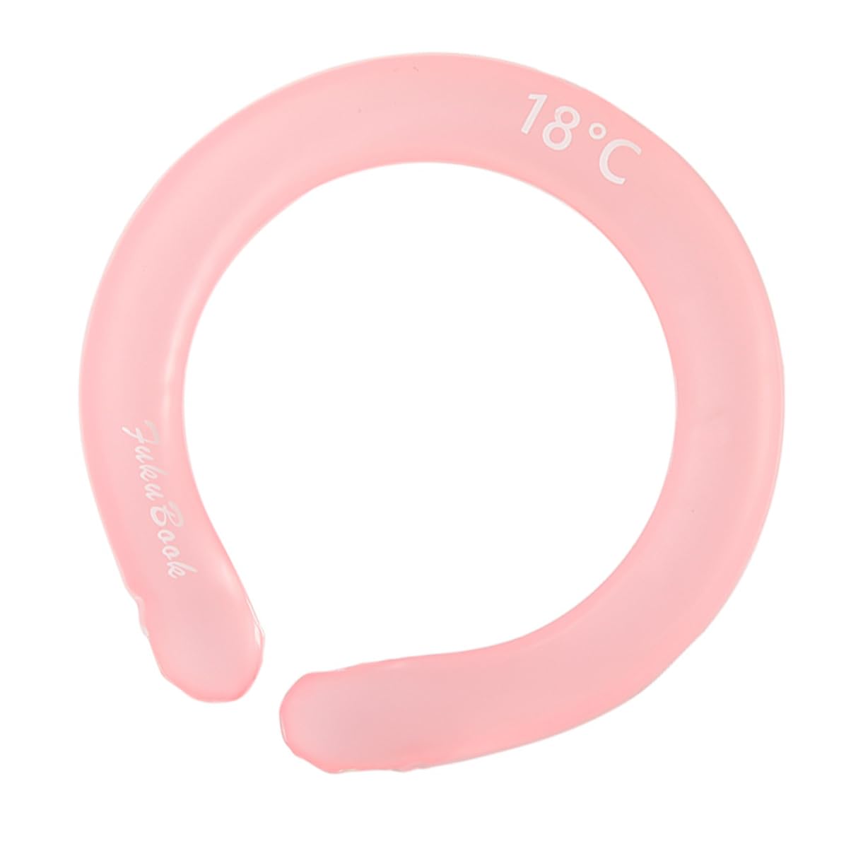 FRCOLOR 1pc Ice Bolster Ice Band Cooler Ice Neck Ice Cooling Neck Cooling Supply Cooling Neck Tube Gel Heat Prevention Cooling Pad Ice Pillow Ice Crystal Mixture Cold Pink Cooling Pillow