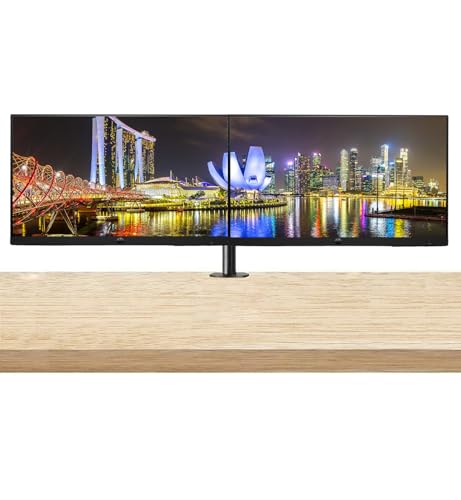 Image of HP Series 3 Pro 22-inch 322pf Full HD (1920 x 1080) LCD IPS Monitor, 2-Pack, VGA, DisplayPort Bundled with Desk Mount Dual Monitor Stand
