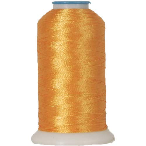Image of ThreadArt Polyester Machine Embroidery Thread, 1000M 40wt, Spark Gold 125