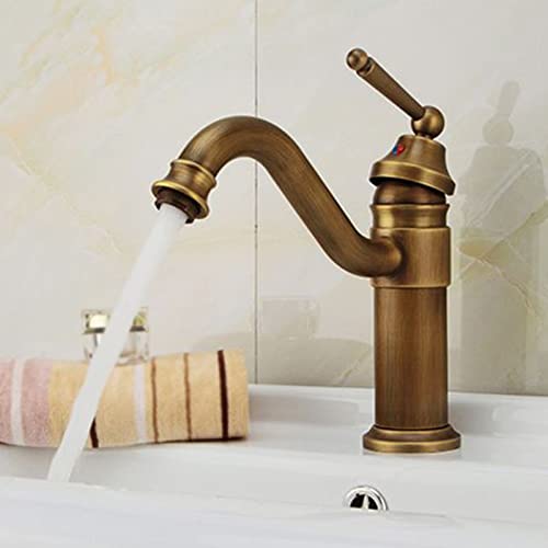 Robinet lavabo antique B à commande fluide et haute résistance à l'usure