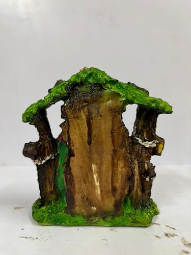 Image of KariGhar Crib House Set Nativity Set Holy Family Statue with Sheep Catholic Idol Perfect for Altar, Housewarming, Gifting and Decoration,