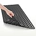 AmazerBath Shower Mat Non Slip 40 x 16 Inches, Shower Stall Mats with Suction Cups and Drain Holes, Non Slip Bath Mat for Tub for Elderly & Kids, Clear Black