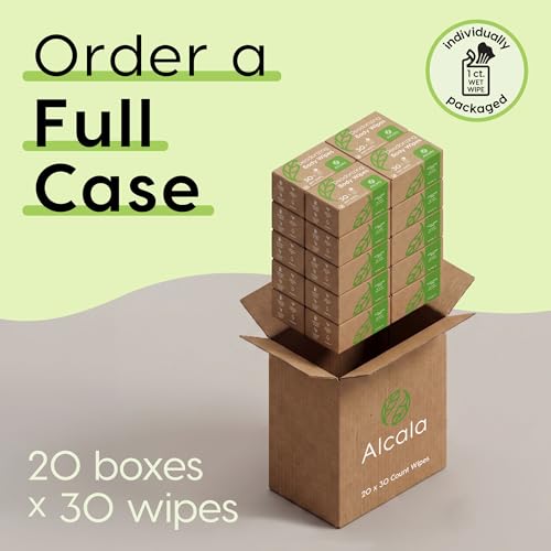 Image of Alcala Deodorizing Body Wipes Individual Shower Wipes - (600 Pack)