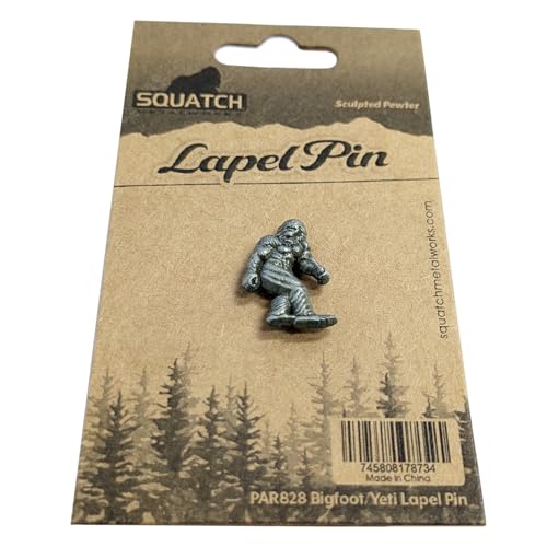 Image of Bigfoot Enamel Lapel Pin - for Fans of Bigfoot and Sasquatch