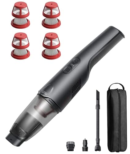 Eufy By Anker, Clean Homevac H20, Cordless Handheld Car Vacuum Cleaner丨 Homevac Replacement Filter Kit,Homevac H20 Accessory(4 Pack) #TOP23