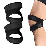 Mtjbfv Asipu Aktivjoint Kniestabilisator, Richtet Ihr Kniegelenk Im Alltag Richtig Aus, Kniestabilisator, Verbessert Die Gelenkausrichtung Und -Stabilität, Erleichterung Von Kniesteifheit-2PCS-BLACK