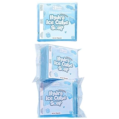 J Skin Beauty 3 Bars HYDRA ICE CUBE Soap, 70g Each Cover
