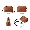 Handbags-for-Women-Shoulder-Bags-Tote-Satchel-Hobo-3pcs-Purse-Set LOVEVOOK Purses for Women Classic Shoulder Tote Satchel Hobo Bags 3pcs Handbags Gift for Her Brown