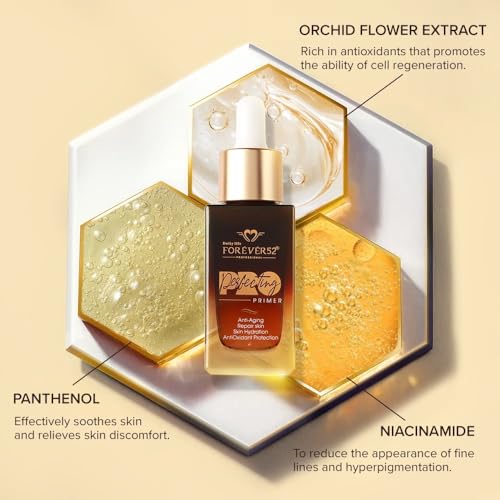 Image of Daily Life Forever52 Pro Perfecting Primer | Hydrating Makeup Base with Hyaluronic Acid, Niacinamide & Orchid Extract | Smooths Pores, Reduces Fine Lines