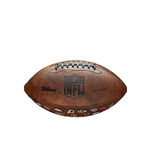 Wilson Wtf1758xbnf Nfl Throwback 32 Team Logo American Football Ball ***new