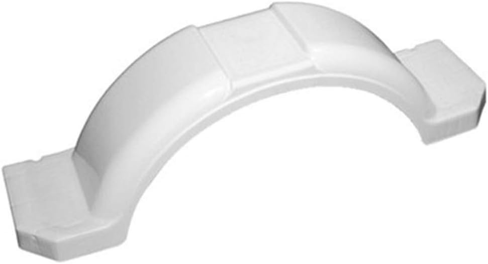 Tie Down White Plastic Trailer Fenders – High Impact Polyethylene – For 14‑15” Wheel Rims (Requires 11” Overall Tire Diameter) – 45” L x 11.38” W x 11” H (1 Replacement Fender)