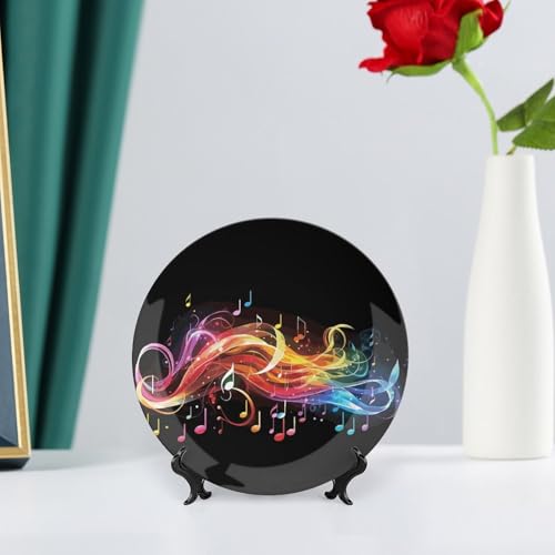 Plato decorativo de porcelana Bone China 6 pulgadas miniatura 6