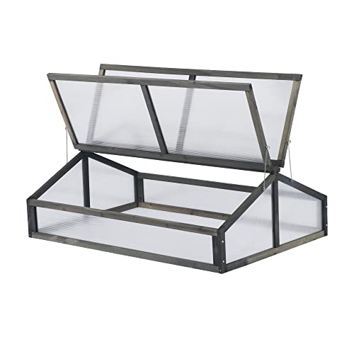 Frühbeete aus Holz, Gewächshaus, Frühbeetkasten Pflanzenbeet für...