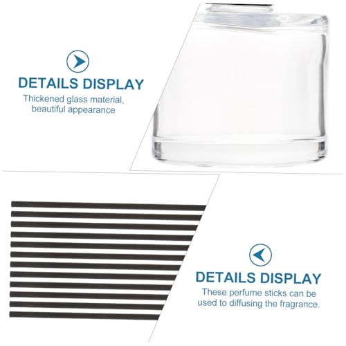 Set 10 Botellas de Difusor Aromaterapia 50ml con Varillas 16cm miniatura 3