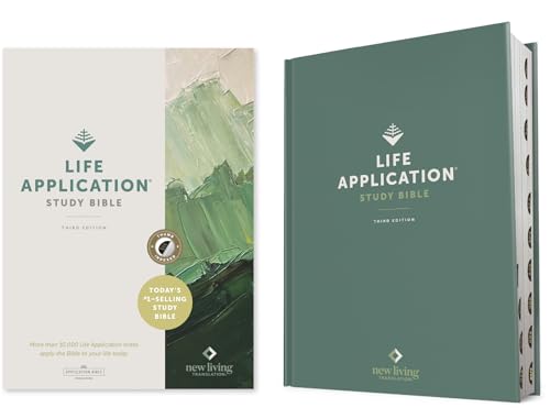 NLT Life Application Study Bible, Third Edition (Red Letter, Hardcover, Indexed) Tyndale NLT Bible with Thumb Index, Updated Study Notes and Features, Full Text New Living Translation