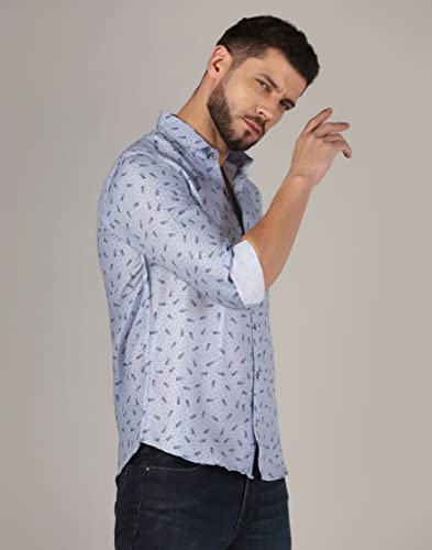 Image of Lymio Solid Regular Fit Men Casual Shirt