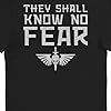 Bioworld Warhammer 40,000 Space Marines No Know Fear T-Shirt (Small) Black #5