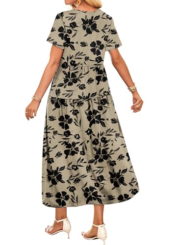 OFEEFAN Maxi Dress 50% Off - Casual Women's Dress with Pockets