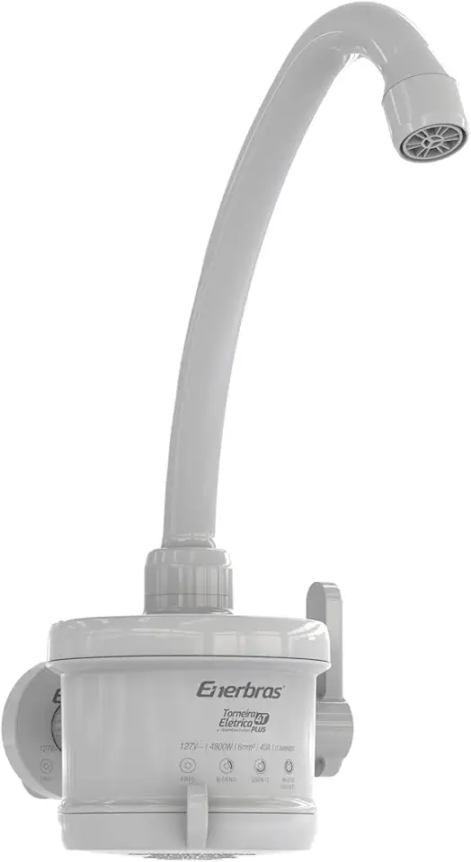 Enerbras Torneira Elétrica Plus de Parede 4 Temperaturas 4800W 127 Branca