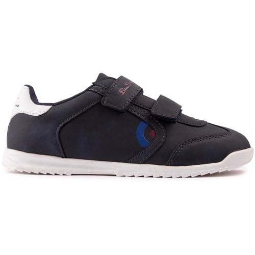 Ben Sherman Boys Target Strap Casual Trainers Sneakers Blue