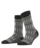 FALKE Damen Hive Nest W SO Socken, Schwarz (Black 3000), 35-38 (UK 2.5-5 Ι US 5-7.5)