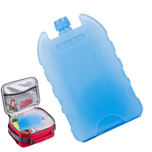 Paquetes de hielo de 90 ml para enfriador de aire evaporativo, 2 bloques de de hielo para congelador, almacenamiento de refrigeración, paquetes de gel reutilizables para leche materna