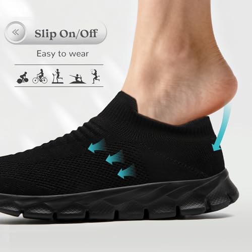 Image of Running Shoes for Men Womens Walking Tennis Gym Sneakers Slip On Comfortable Lightweight Athletic Workout Fashion Sports Shoes