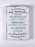 cuadros madera frases motivadoras  Letrero de Madera con Frases. Mensajes Positivos e inspiradores para decorar tus espacios, regalar, compartir y disfrutar.