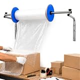 TYH Rollenspender Für Luftpolsterfolie, Wandhalterung Für Luftpolsterfolie, Aus Verdicktem, Kaltgewalztem Industriestahl, Einfache Montage, Zum Verpacken, Umziehen, Versandschutz, Fabrik-Express