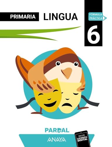 Portada de Lingua 6º Primaria Pardal Fórmula Práctica Galicia
