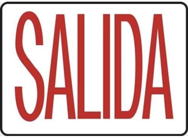 Exit Sign, Accu-Shield, 14 in W, 10 in H, Mfr: SHMEXT906XP-A