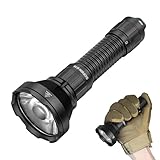 sofirn SF26 Taktische Taschenlampe 2000 lm, 964m Leuchtweite LED Taschenlampe Thrower, Taktischer Endschalter & Schnellzugriff auf Strobe, USB-C Wiederaufladbar, IPX8 für Outdoor, Jagd, Sicherheit