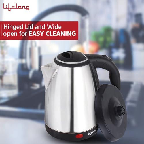 ISI Certified Electric Kettle 1.5L with Stainless Steel Body, Easy and Fast Boiling of Water for Instant Noodles, Soup, Tea etc. (1 Year Manufacturer's Warranty, Silver, LLEK15) 1500 W — photo 5