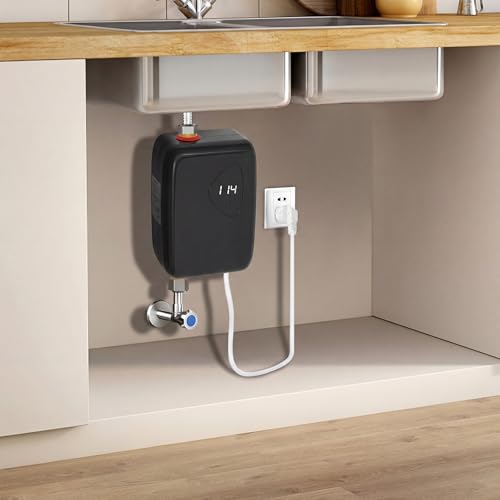 Chauffe-eau électrique 3800W compact pour résoudre le manque d'eau chaude