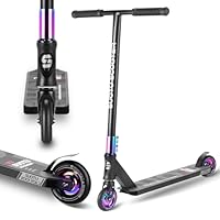 SUOTU Stunt Scooter, 360° Lenkung, Stunt Roller mit ABEC 9 Kugellagern, 100mm PU Räder, Stand Roller für Kinder und Erwachsene, Tragfähigkeit: 100 kg, Aluminium