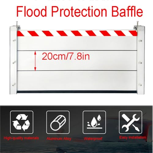 Barrera de protección contra inundaciones HXQSL de aluminio robusto 7