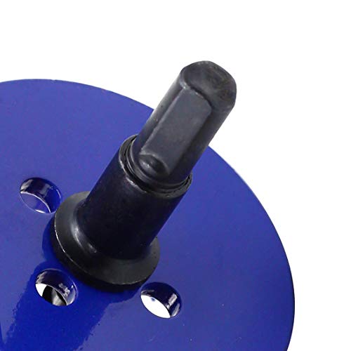 Image of Luomorgo 2 3 /8 inch 60mm Hole Saw, 1 1 /4 inch Cutting Depth HSS Bi-Metal Hole Cutter with Hex Shank Drill Bit Adapter for Wood Cornhole Boards Plastic Drywall Fiberboard