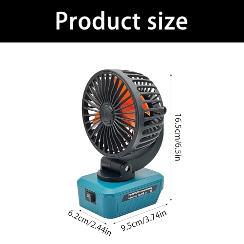 Ventilador plegable resistente para solucionar calor en obras 4