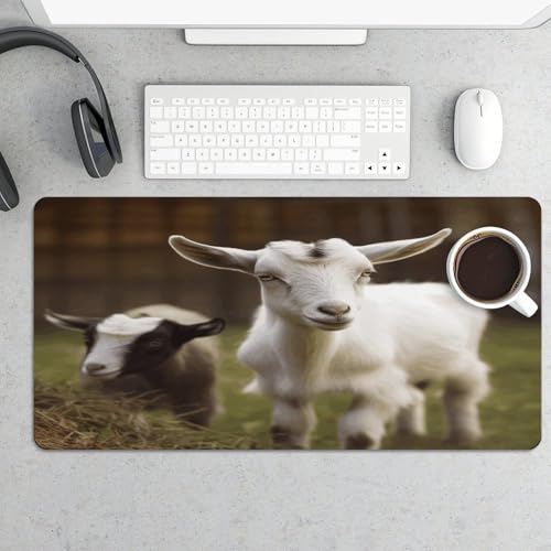 Alfombrilla de escritorio Cute Goat grande de goma miniatura 5