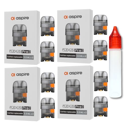 ASPIRE FLEXUS PRO �����pPOD�J�[�g���b�W 4���i�R�C�������j+ �G���v�e�B�{�g��1�{ (0.6��)