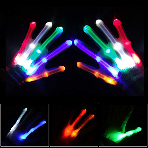 Toys Age 8-12 Boys, ROKY LED Flashing Gloves Party Favors for Kids，Easter Gifts for 8-12 Year Old Boys Girls Toy 8-10 Stocking Stuffing 2021 New Year Toys for 8-12 Kids Boys Girls Medium - Thumbnail 3