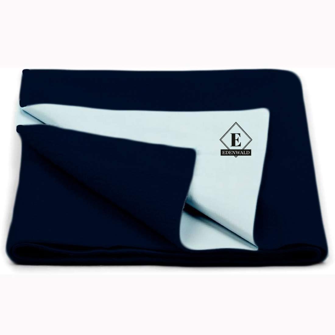 Crib Mattress Protector Dry Sheet, Waterproof Bed Protector Sheets, Reusable Rubber Sheets for Children, Adults &amp; Pet, Leak Proof Mats for Home, Outdoor &amp; Travel (Large 40"x60") (Navy Blue)
