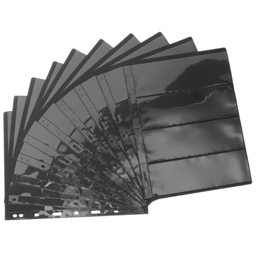 10feuilles Album De Collection De Timbres Transparentes Pvc À Deux Faces Pratique Pour Stockage De Timbres Et Cartes Pour Collecteurs