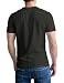 OM3® DJ-Ape T-Shirt - Herren - Deejay Monkey Turntables Headphones Music Chimpanzee - Oliv, L