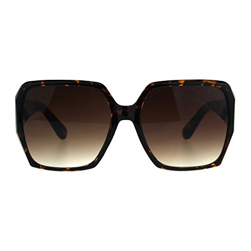 Womens Plastic Butterfly Rectangular Large Diva Sunglasses2